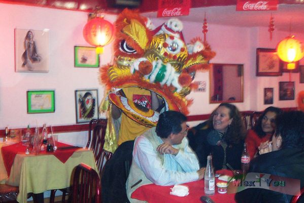 Festival de los Faroles/Lantern Festival 07-12
Los leones entraron a restaurantes y negocios para traer buena suerte a sus propietarios e hicieron las delicias de los comensales y compradores. 

The lions entered restaurants and businesses to bring good luck to their owners and made the delights of the mealtime companion  and buyers.
Keywords: Festival  Faroles Lantern Festival barrio chino china leon lion