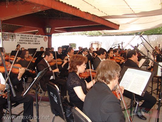 CXV Aniversario de la Colonia del Carmen/Carmen neighborhood CXV anniversary 05-07
Enseguida pudimos disfrutar de la Obertura Festival Académico de Brahms.

Then we could enjoy the  Academic Festival Overture by Brahms. 
Keywords: CXV Aniversario de la Colonia del Carmen/Carmen neighborhood CXV anniversary