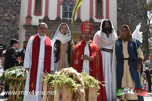 Domingo de Ramos en Iztapalapa 2024 (04-05)
Una de las postales que podemos observar en las inmediaciones del edificio delegacional de la alcaldía Iztapalapa es la presencia de los Nazarenos con su llamativa túnica morada con una banda blanca donde se aprecian imágenes del Cristo. 

La mayoría de los mismos son jóvenes que por devoción o por "mandas" participan en este evento y algunos de los cuales participan sin calzado en esta época de excesivo calor donde el piso está caliente y en algunos casos con objetos que les pueden lastimar las plantas de los pies. 


Text & Photo by: Antonio Pacheco
Keywords: domingo ramos iztapalapa semana santa jesus cristo holy week