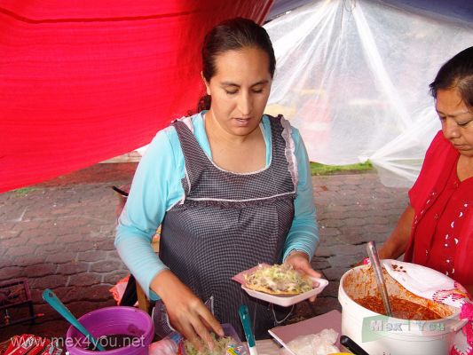Festival del Mariachi 2006 / Mariachi Festival 2006  07- 08
Y como en todo evento de nuestro paÃ­s, no podÃ­a faltar la rica comida mexicana, como estas deliciosas tostadas...

And like in all event of our country, the delicious  Mexican food was present, like these delicious " Tostadas "... 
Keywords: Mariachi festival coyoacan comida mexicana