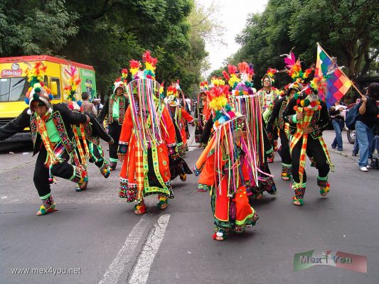 Carnaval de las Culturas 2006 en CoyoacÃ¡n /  Culture Carnival in CoyoacÃ¡n 2006 07- 14
TambiÃ©n pudimos escuchar la mÃºsica y ver la danza de Bolivia.

We could see the music and dances from Bolivia. 
Keywords:  carnaval culturas coyoacan culture carnival Bolivia  comparsa dances