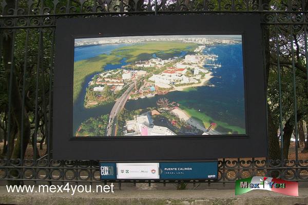 Exposición fotográfica 50 años de Cancún (01-05)
En el marco de sus 50 años Cancún celebra en la ciudad de México; con una exhibición de 80 imágenes su riqueza natural en las Rejas de Chapultepec.

Text and Photo by: Yanín Ramírez
Keywords: exposición fotografica aniversario de cancún 50 años rejas chapultepec