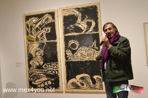 CoBrA:Serpiente de mil cabezas (04-05)
Conformado por artistas plásticos y poetas, CoBrA buscaba alejarse de los horrores ocurridos durante la Segunda Guerra Mundial, al privilegiar la explosión de color, la impulsivilidad, lo gestual y lo irracional al considerar que la sensiblidad visual posee sus propias leyes.

Text and Photo by: Yanín Ramírez
Keywords: museo arte moderno exposición CoBrA arte contemporáneo esculturas fotografías