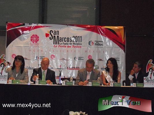 Feria de San Marcos 2011 (01-02)
En Conferencia llevaba acabo en el Hotel Hilton Ciudad MÃ©xico; el Presidente del Patronato de la
Feria dio los pormenores de la Feria de San Marcos iniciando del 23 abril al 15 de Mayo del 2011.
AcompaÃ±ado por la SecretarÃ­a de Turismo del Estado de Aguascalientes, VerÃ³nica SÃ¡nchez Alejandre
y la Reina de la Feria AnaÃ­ I. Alba FelguÃ©rez, y Secretario de Turismo del DF Alejandro Rojas Nava.



Text & Photo by: Yanin RamÃ­rez
Keywords: feria san marcos aguascalientes turismo tourism fair alejandro rojas 