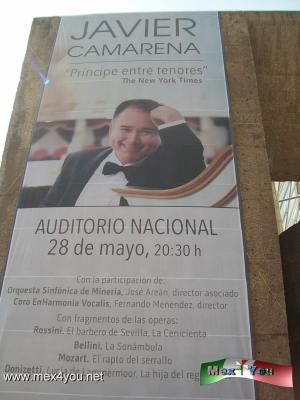 El Tenor Javier Camarena en el Auditorio Nacional (05-05)
Boletos: $300, hasta $2,500 , ya estÃ¡ a la venta en las taquillas del Auditorio Nacional y Sistema Tickemaster.

Text and Photo by: YanÃ­n RamÃ­rez
Keywords: tenor mexicano javiercamarena auditorio nacional gala operistica principe entre tenores