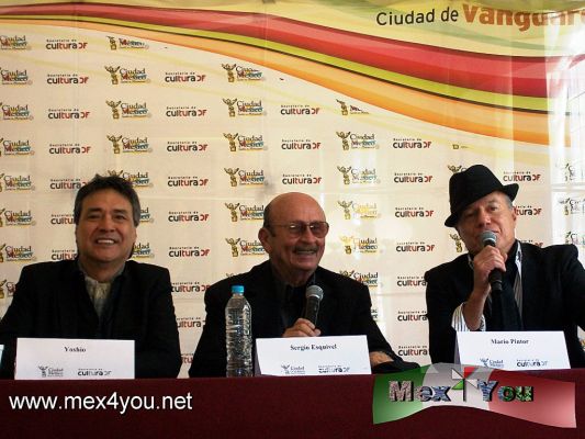Bohemios de la OTI (01-03)
En conferencia de Prensa se dieron cita Yoshio, Sergio Esquivel y Mario Pintor para hablar de los pormenores de su segundo concierto en el Teatro de la Ciudad " Bohemios de la OTI" que se llevarÃ¡ a cabo el prÃ³ximo 18 de febrero a las 19 horas. 

Text & Photo by: Yanin RamÃ­rez.  
Keywords: bohemios oti yoshio sergio esquivel mario pintor teatro ciudad esperanza iris