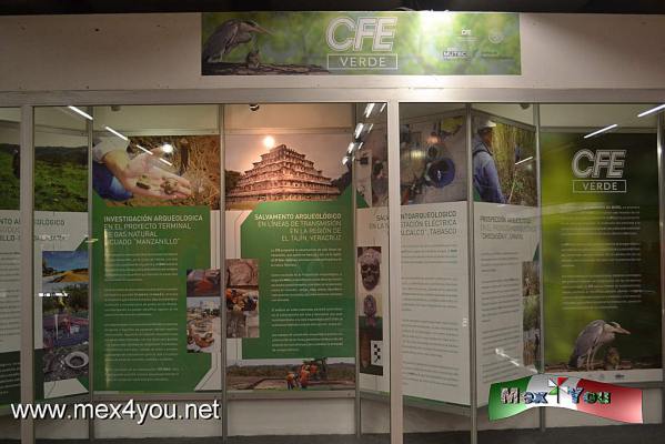 En el TÃºnel de la Ciencia presenta CFE Verde (03-05)
Dentro de la ExposiciÃ³n hay datos muy importantes que CFE comprometido por el ambiente y protecciÃ³n, rescate, recuperaciÃ³n, certificaciones, regeneraciÃ³n y aprovechamientos de ciertos aspectos de fauna, arquologÃ­a, flora e industria.

Text and Photo by: YanÃ­n RamÃ­rez
Keywords: CFE Mutec tÃºnel ciencia estaciÃ³n raza metro exposiciÃ³n cfe verde