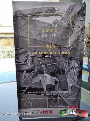 ConmemoraciÃ³n a 30 aÃ±os del sismo del 85 (05-05)
El 18 de septiembre habrÃ¡ un magno concierto en homenaje a las vÃ­ctimas y rescatistas del terremoto en la Plaza de las Tres Culturas, donde  la FilarmÃ³nima serÃ¡ dirigida por primera vez por PlÃ¡cido Domingo.
Keywords: sismo 1985 conmerocaciÃ³n terremoto mexico plÃ¡cido domingo medalla angel protecciÃ³n civil cdmx