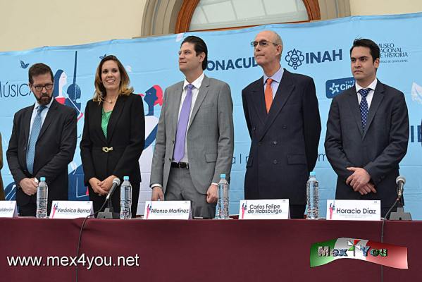 Anuncian Festival de MÃºsica de Morelia (05-05)
En la compra de boletos ofrecera descuentos de 50 por ciento hasta el 8 de octubre y de 30 por ciento del 9 de octubre al 2 de noviembre.

Desde el 3 de noviembre SIN descuentos.

Text and Photo by: YanÃ­n RamÃ­rez
Keywords: festival mÃºsica morelia miguel bernal jimÃ©nez concierto Ã³pera camerata susana zavaleta