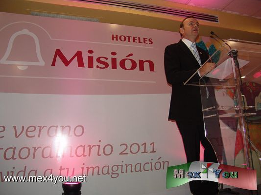 Verano Extraordinario con Hoteles MisiÃ³n 2011 (02-04)
Para que disfruten de este verano a lo grande, la cadena de Hoteles MisiÃ³n ofrece 35 hoteles de diferentes categorÃ­as como lo son legendarios, contemporÃ¡neos, boutique, express y temÃ¡ticos, en 19 diferentes destinos repartidos por la RepÃºblica Mexicana y en Mc Allen, que incluyen mÃ¡s de 20 albercas, 2 parques acuÃ¡ticos, 20 spas y temascales, ademÃ¡s de 50 restaurantes y bares, e infinidad de jardines y Ã¡reas verdes. Aunado a esto, como parte de los beneficios que los huÃ©spedes tendrÃ¡n, serÃ¡ la facilidad de diferir el cargo a 3 o 6 meses sin intereses con Scotiabank.
Keywords: verano extraordinario hoteles mision summer hotel 