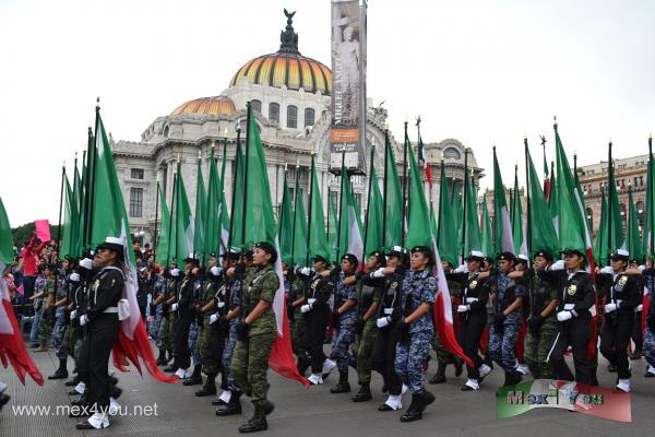 Desfile Militar 2015 (08-14)
Las valientes mujeres militres desfilaron mostrando con orgullo que tienen las mismas capacidades que sus contrapartes varones y que se pueden complementar en la labor de velar por la seguridad del PaÃ­s. 

Text & Photo by: Antonio Pacheco 
Keywords: desfile militar fuerzas armadas fiestas patrias ciudad mexico marina fuerza aerea 2015