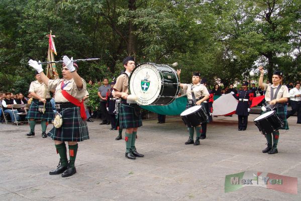 Defensa de Churubusco/Churubusco Battle 04-15
En este evento pudimos disfrutar de la interpretaciÃ³n de la Banda de Gaitas con su peculiar sonido. 

In this event we could enjoy the interpretation of the Bagpipe Band  and its peculiar sound.
Keywords: Defensa de Churubusco/Churubusco Battle batalla