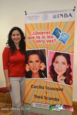 Â¿Quieres que te lo lea otra vez? (04-05)
Cecilia Toussaint y TiarÃ© Scanda inaugurarÃ¡n.  Y el domingo 31 de enero a las misma hora, se iniciarÃ¡ con la lectura de la obra de Paco Ignacio Taibo II, a travÃ©s de Luisa Huertas y Everardo Arzate, ambos integrantes de la CompaÃ±Ã­a Nacional de Teatro del INBA. 

Text and Photo by: YanÃ­n RamÃ­rez


Keywords: Ciclo a Leo ..luego existo fomento lectura cecilia tousset tiare scanda Pascuala Corona taibo