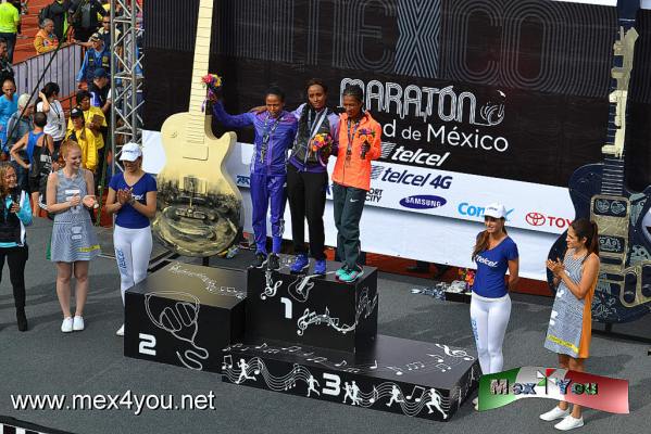 MaratÃ³n Internacional de la Ciudad de MÃ©xico EdiciÃ³n 33 2015 (07-09)
En la rama femenil  Shewarge Amare  Alene se despegÃ³ tambiÃ©n en los Ãºltimos kilÃ³metros en avenida Insurgentes y entrÃ³ en solitario al estadio MÃ©xico 68 con marca de 2:41.08 horas para convertirse en bicampeona del evento, que corre por tercera vez. En segundo lugar terminÃ³ Misikir Mekonnen terminÃ³ en 2:41.54 horas y el tercer puesto fue para Abrah Serkalem con 2:42.27 horas.

Text & Photo by: Antonio Pacheco. 
Keywords: maraton internacional ciudad mexico edicion 33 2015 paralimpicos varonil femenil