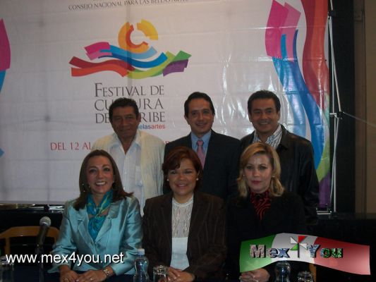 FESTIVAL DE CULTURA DEL CARIBE
En Conferencia de prensa la Secretaria de Cultura del Estado de Quintana Roo Amalia Castilla Madrid de tallo las actividades que se presentara esta festival del 12 al 19 de noviembre del presente aÃ±o. Se tiene 2 sedes donde recargar las actividades como: Chetumal con  el Museo de la Cultura Maya de Chetumal ciudad capital, son: Los artistas descalzos (HaitÃ­), El caminante y su sombra libertaria (Venezuela), Luces de XelajÃº (Guatemala) y Filatelia del Caribe de Juan Xacur (MÃ©xico), y CancÃºn asÃ­ como la participaciÃ³n de los 10 municipios aledaÃ±os.

text and photo by YanÃ­n RamÃ­rez
Keywords: festivalcultural quintana roo conaculta culturaquintana roo