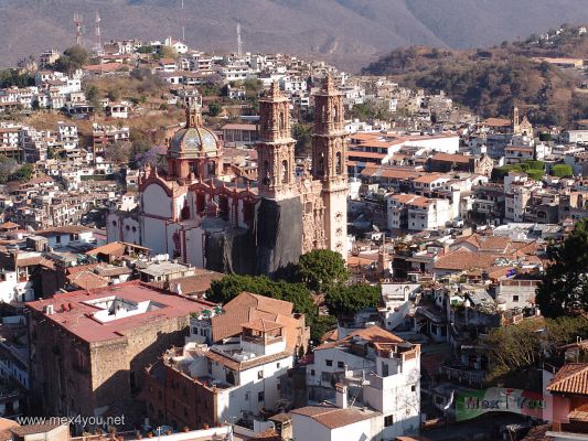 Vista aÃ©rea de Taxco /  Taxco Aerial view
Keywords: Vista aerea  Aerial view taxco guerrero