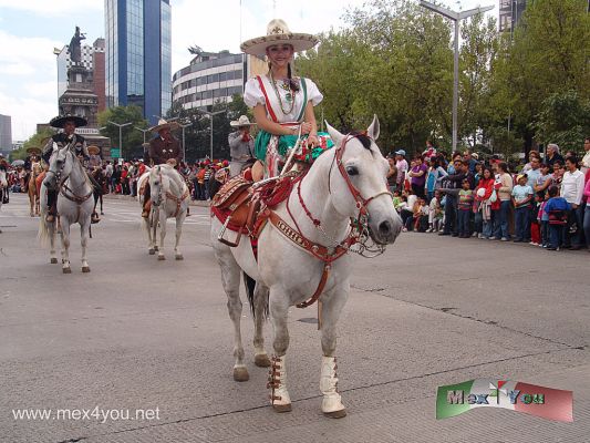 Desfile Militar / Military Parade 2009 (08-19)
Nuestra belleza tambiÃ¨n estuvo presente en el desfile haciendo gala de delicadeza y habilidad a la vez. 
Keywords: militar desfile parade military army ejercito mexicano mexican fiestas patrias party ciudad mexico city 16 septiembre september charro charros amazona