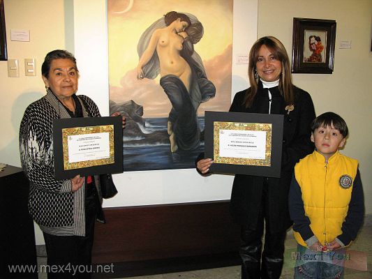 Eventos en la Casa de Cultura Guerrerense / Guerrero Culture House Events 2008 (07-07)
Al termino de la inauguraciÃ³n las artistas recibieron su reconocimiento por participar con sus obras en la Casa de Cultura Guerrerense.

At the end of the opening of its artists received recognition for participating with their works at the Guerrero Culture House.

Photo by: JesÃºs SÃ¡nchez.
Keywords: guerrero casa cultura guerrerense pintura painting paint