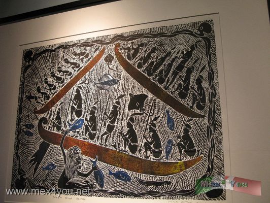 Magia Huichol, Rito Aborigen / Huichol Magic, Aboriginal Ritual  MAP Museum (02-06)
Gelam representa un importante conjunto de obra mediante el cual los artistas exploran su entorno social y fÃ¬sico, a la vez que recuperan y reafirman su cultura para la generaciones futuras. EL dugong- un mamÃ¬fero sagrado, parecido a un manatÃ¬, que habita en las aguas del estrecho de torres- es el tÃ²tem mÃ s importante para los habitantes de la Isla Mua, y el nombre de la exposiciÃ²n fuÃ¨ tomado de la leyenda Gelam y su madre Usar.

Gelam is an important body of work through which the artists explore their social and physical environment, while recovering and reaffirming their culture for future generations. The dugong, a mammal sacred, like a manatee, which inhabits the waters of the Torres Strait is the most important totem for Mua island. 
Keywords: magia huichol rito aborigen australia map museo arte popular art museum