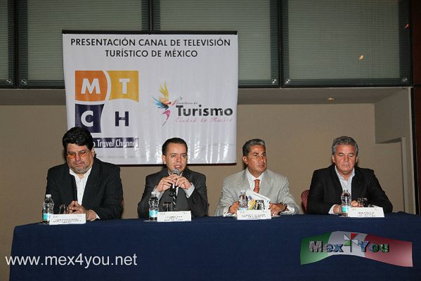 Lanzamiento de Canal de Turismo / Tourism Channel Launch ( 01-02)
Impulsa GDF promociÃ³n de la Ciudad de MÃ©xico en televisiÃ³n

El canal se transmite por sistema de cable e internet
ARDD solicita a Gloria Guevara apoyar el proyecto 
Ofrecer a MÃ©xico al mundo, principal objetivo
 
Photos by: JesÃºs SÃ¡nchez.
Con la propuesta de ser un referente nacional e internacional en turismo y como parte de las estrategias de difusiÃ³n de la oferta turÃ­stica de la Ciudad de MÃ©xico, al interior y exterior del paÃ­s, la SecretarÃ­a de Turismo del Gobierno del Distrito Federal hizo alianzas estratÃ©gicas con el canal turÃ­stico de televisiÃ³n MÃ©xico Travel Channel. 
 

Este canal transmite programas especializados en turismo desde hace dos aÃ±os, tiene alianzas con diversos estados de la RepÃºblica Mexicana, y en ella participan diversas casas productoras

Photos by: JesÃºs SÃ¡nchez.
Keywords: canal turismo channel tourism television tv alejandro rojas 