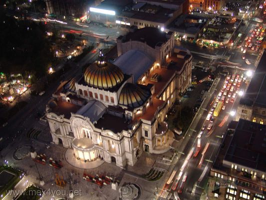 Vista AÃ©rea del Palacio de Bellas Artes  / Aerial View Fine Arts Palace  Mexico City
Keywords: bellas artes fine arts centro historico central historic ciudad mexico city aerial view palacio palace