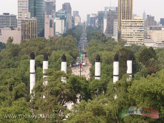 Vista AÃ¨rea desde el Castillo de Chapultepec / Aerial View from the Chapultepec Castle
Keywords: castillo chapultepec castle niÃ±os heroes heroe children